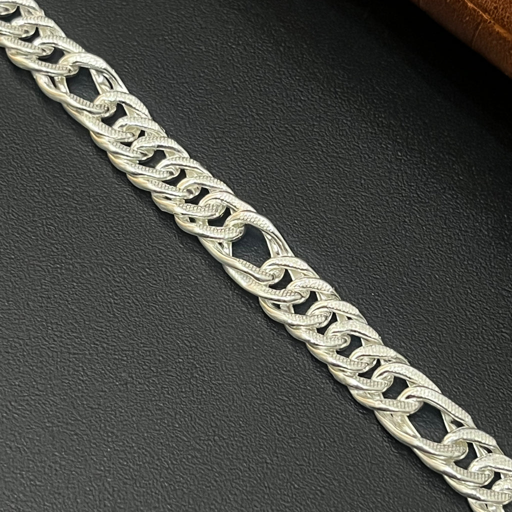 Silver Mens Bracelet Indo Italy MS02 925