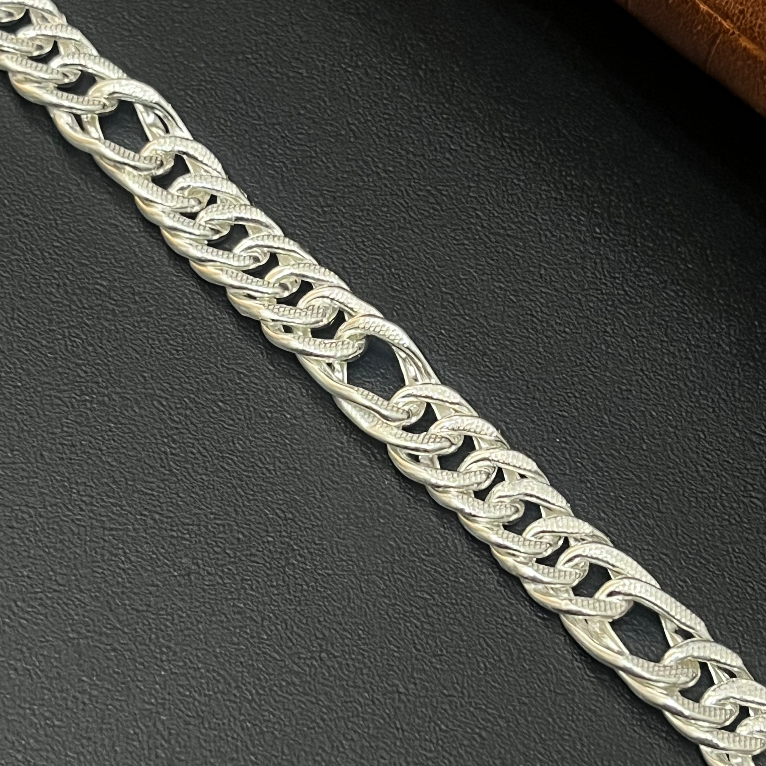 Silver Mens Bracelet Indo Italy MS02 925