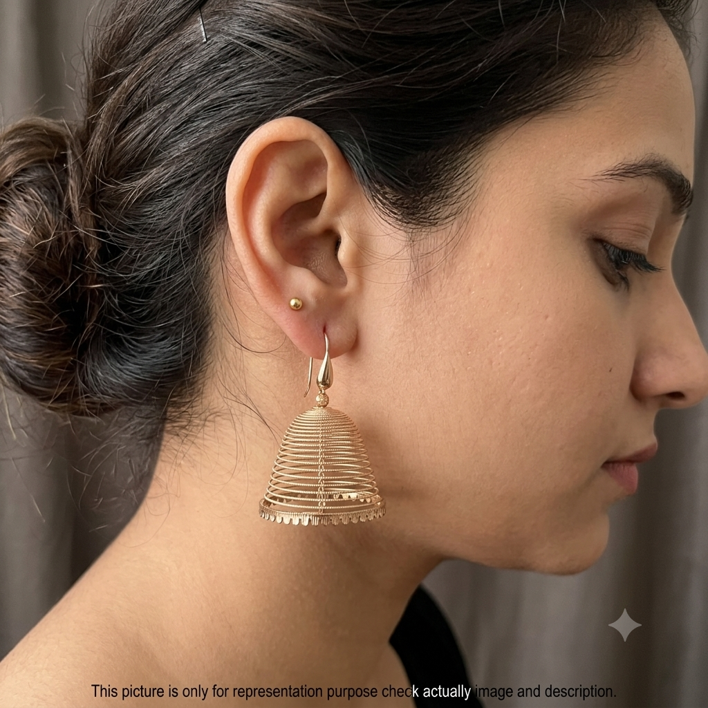 Silver Stud Spiral Jimiki Rose Gold 925 2