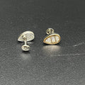 Silver Stud Two Tone