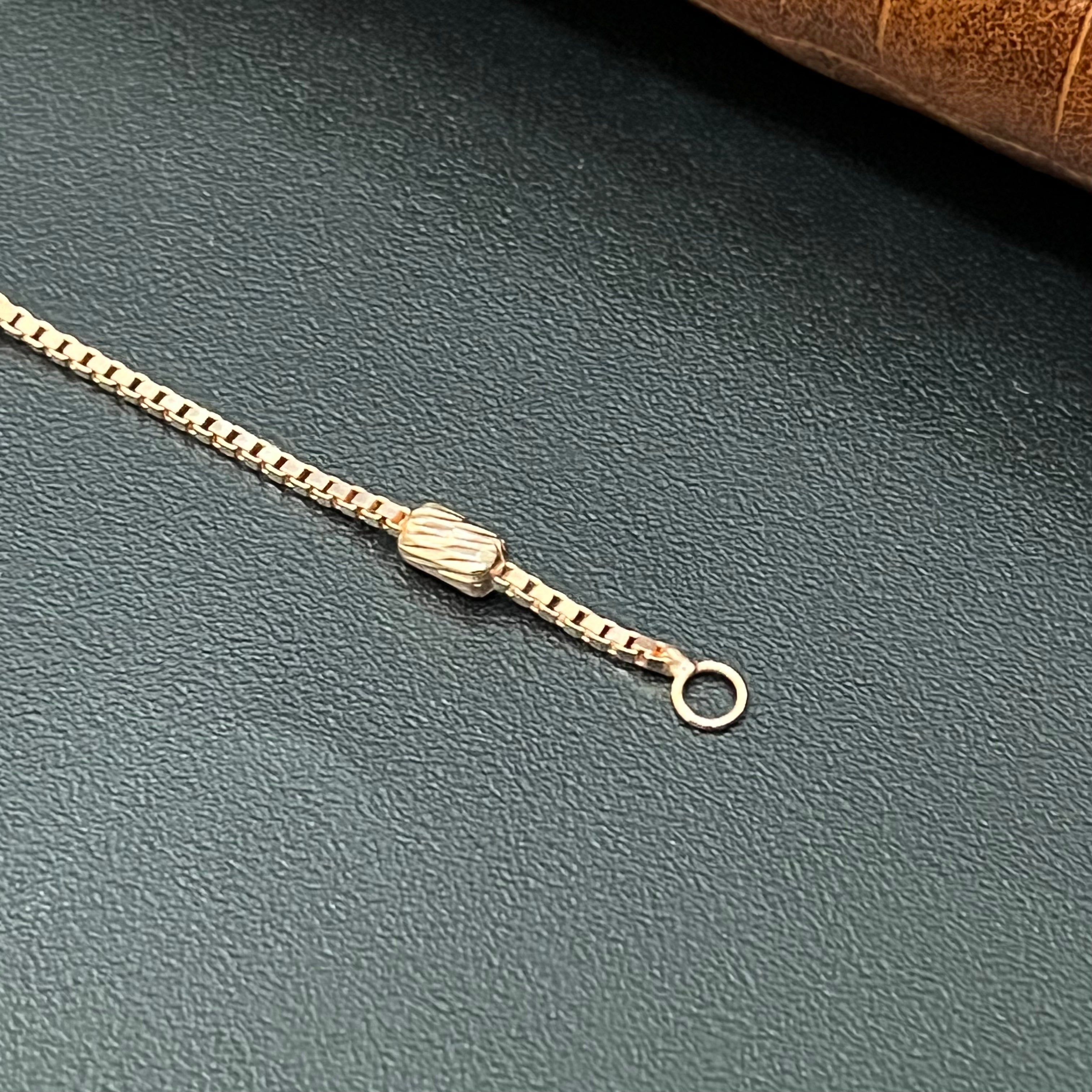Silver Ladies Chain Balls Rosegold 925