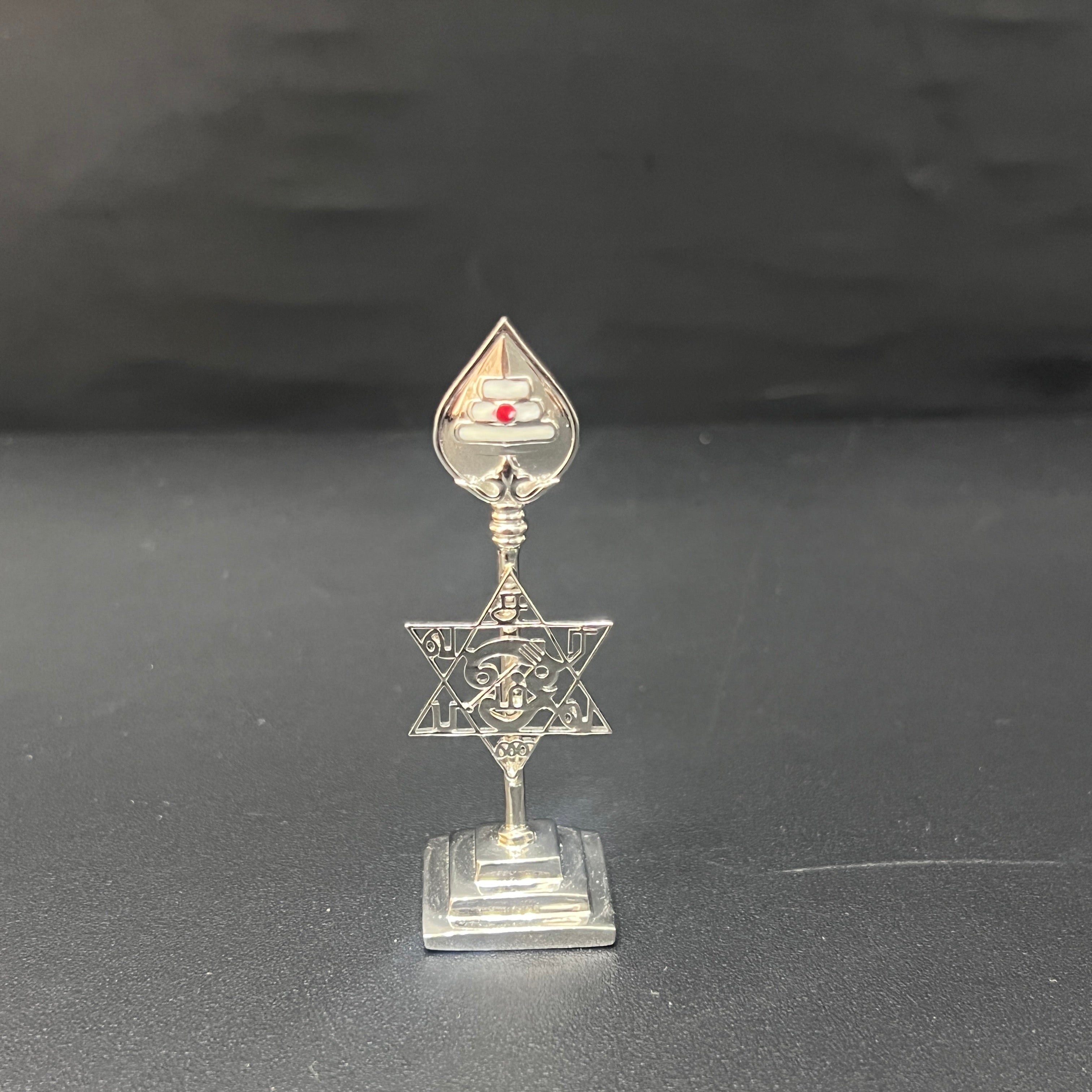 Pure Silver Vel & Nakshatra Stand