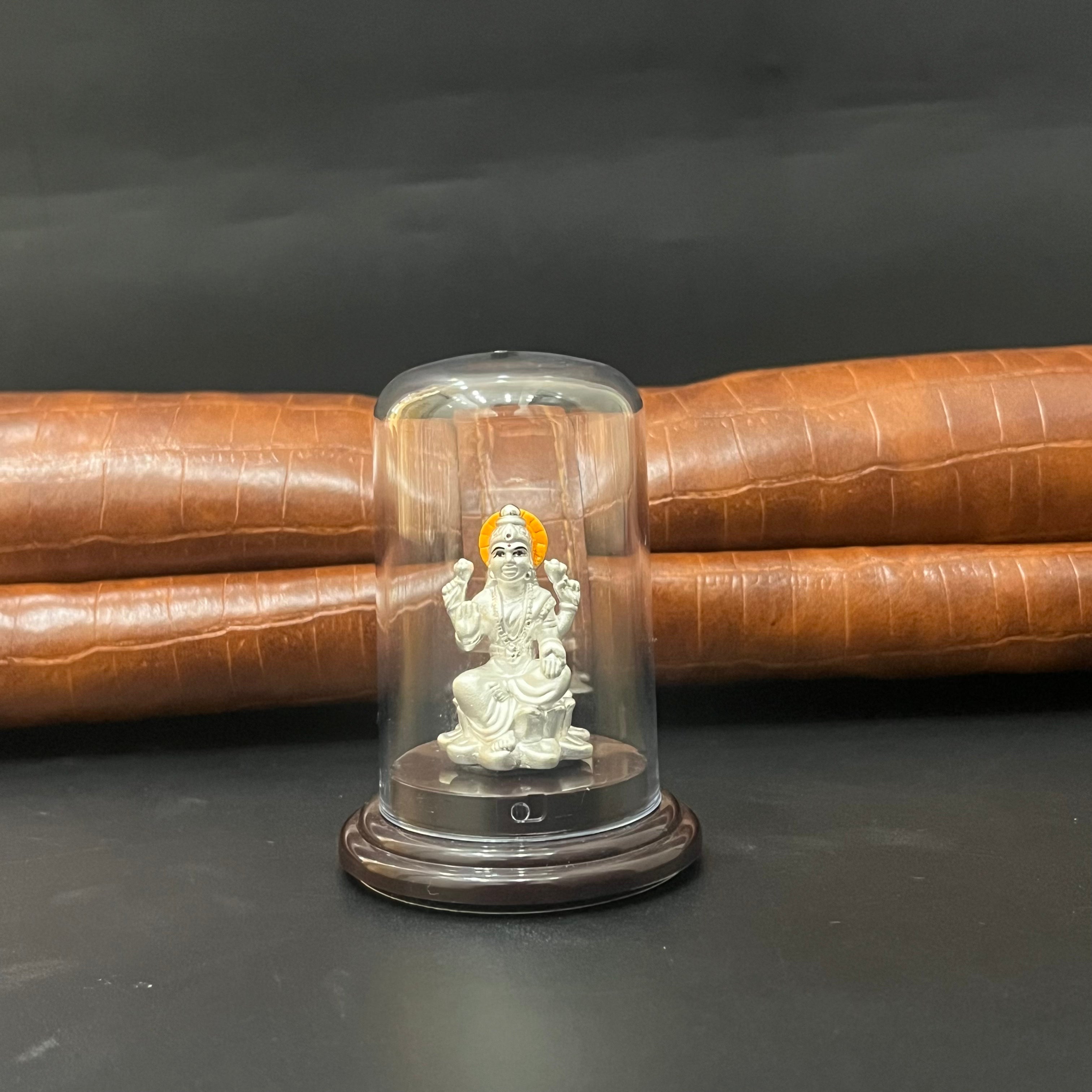 Silver Lakshmi Idol Orange 925