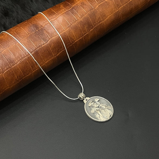 Silver jesus Pendant