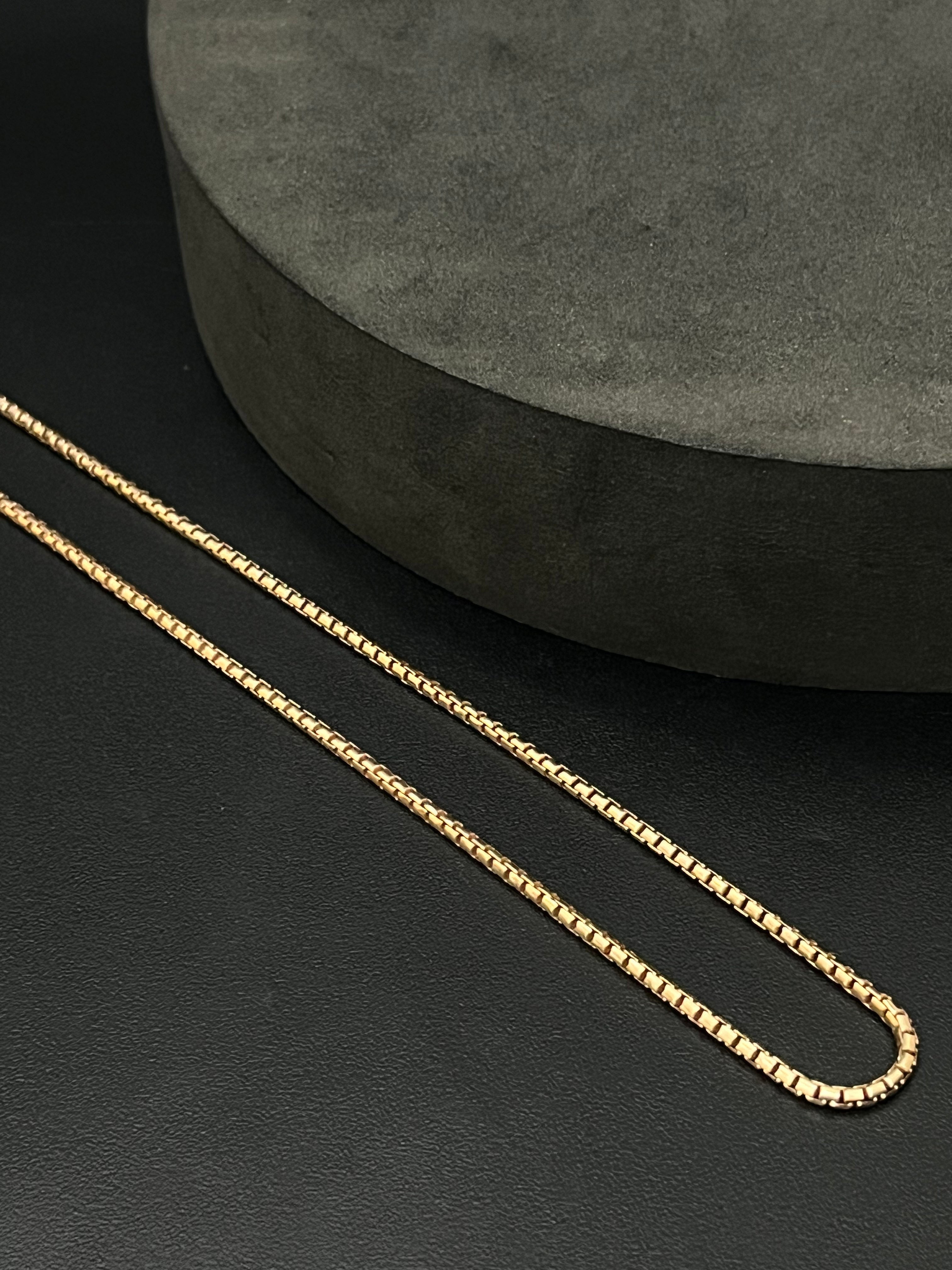Ladies Silver Chain Rosegold Beads
