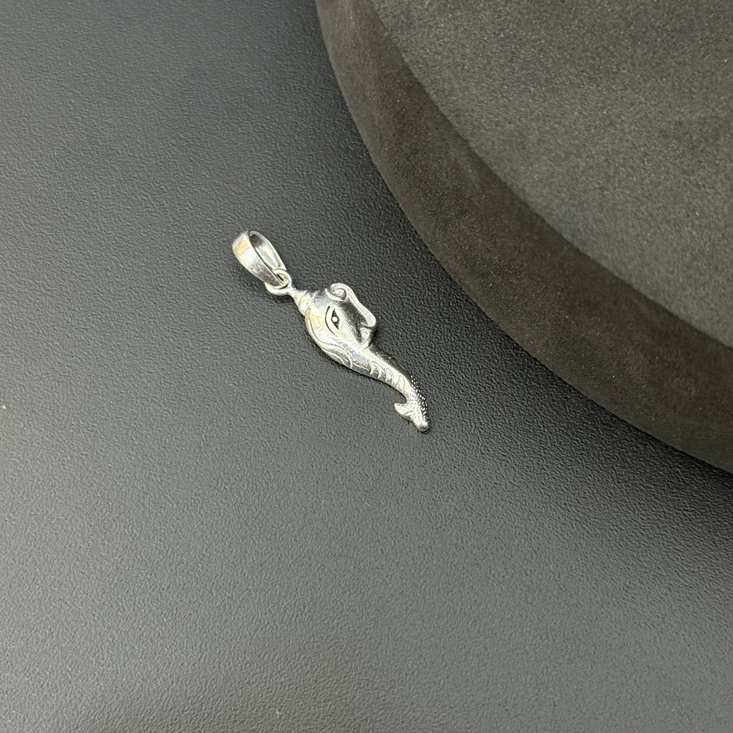 Silver Pendant _Half Ganesh