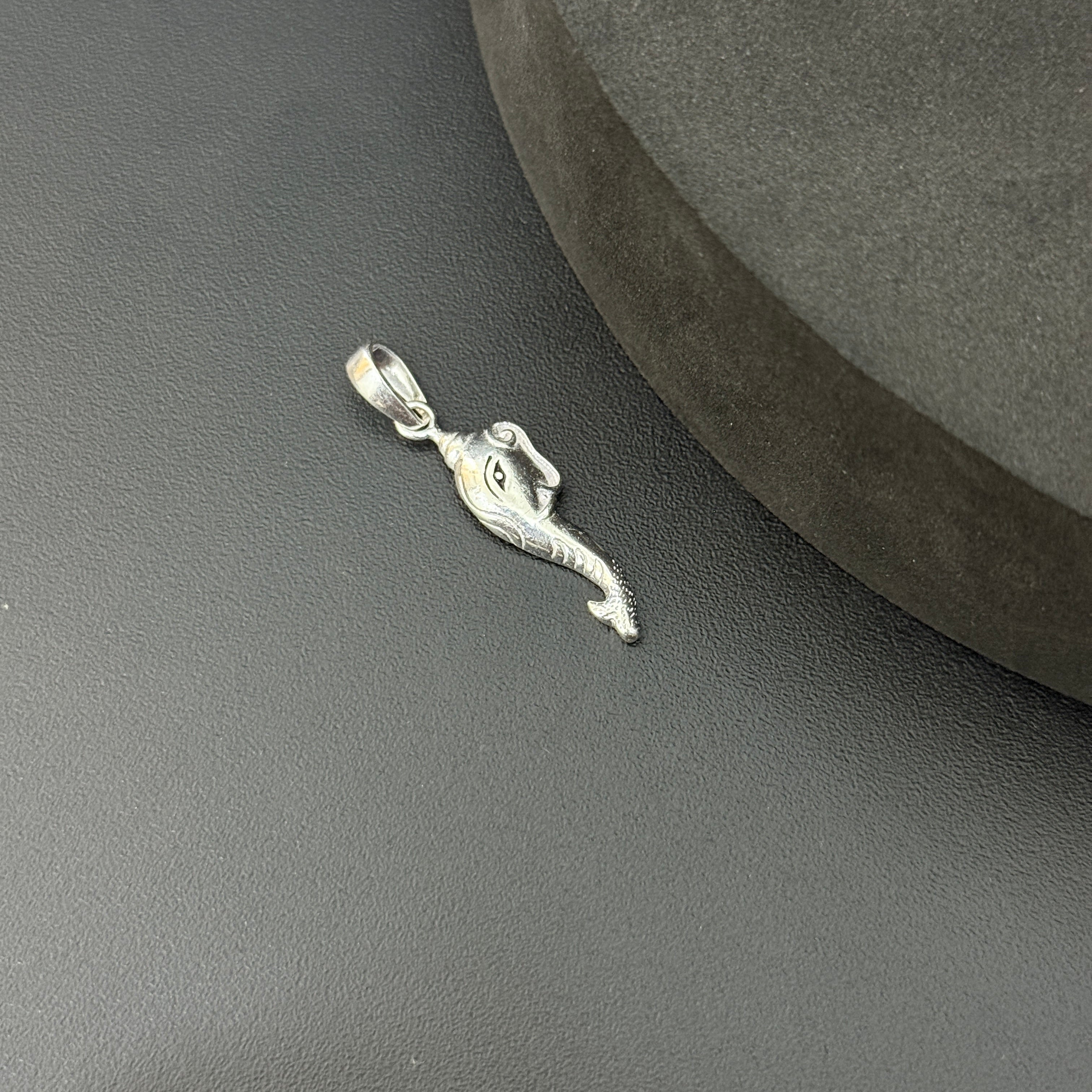 Silver Pendant _Half Ganesh