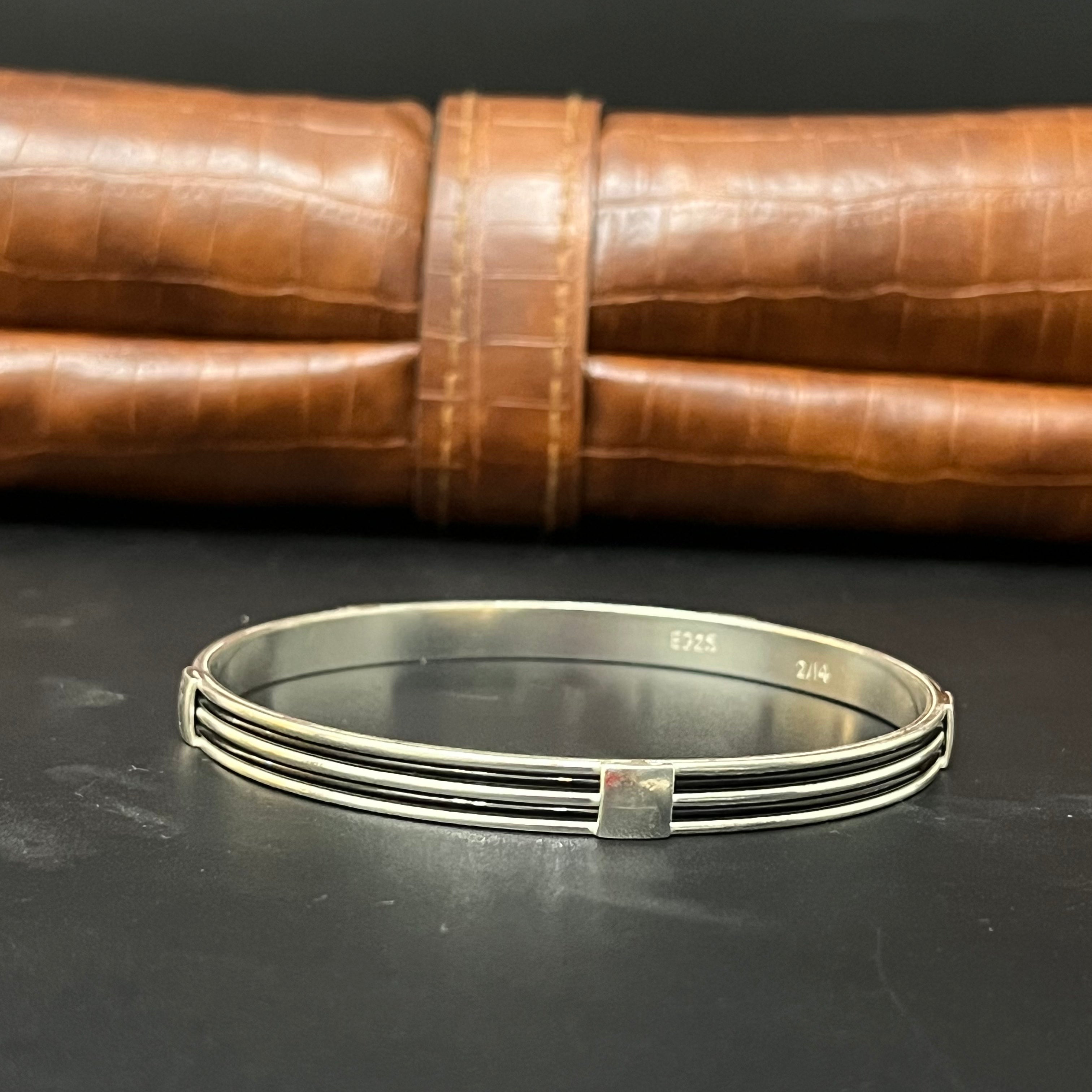 Silver Elephant Hair Kada 925