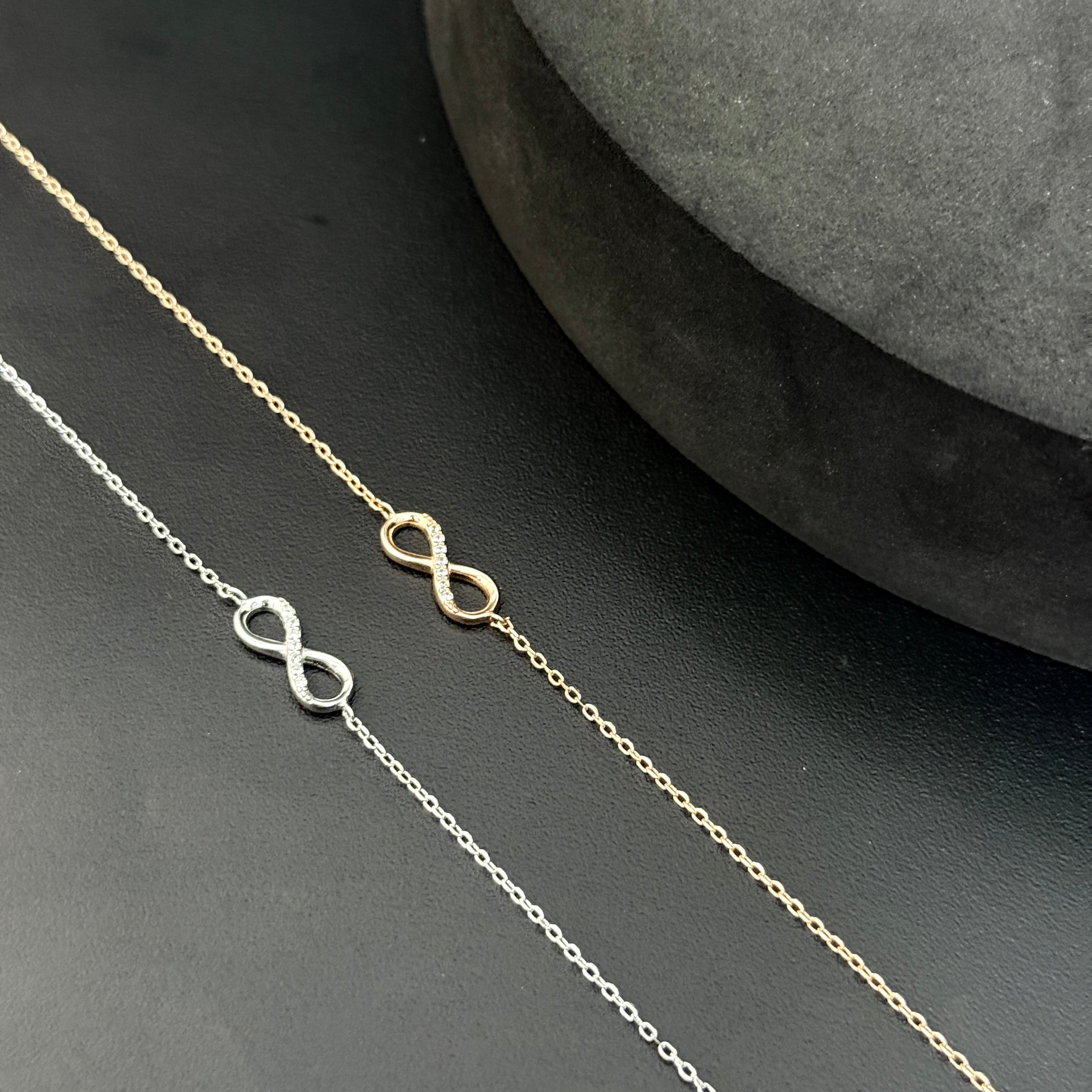 Ladies Infinity Bracelet & AD