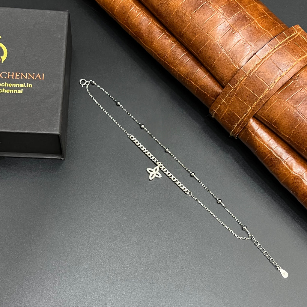Silver Ladies Bracelet Star Edition Double Layer Beeds 925