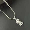 Silver Pendant _9 Head Ganesh