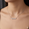 Silver Ladies Chain Mossaic