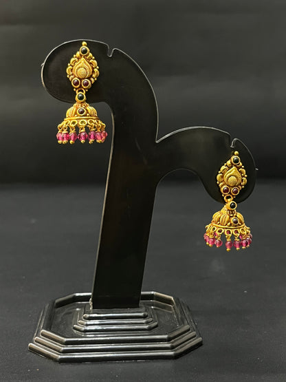 Silver Antique Kammal Jimki ADS08