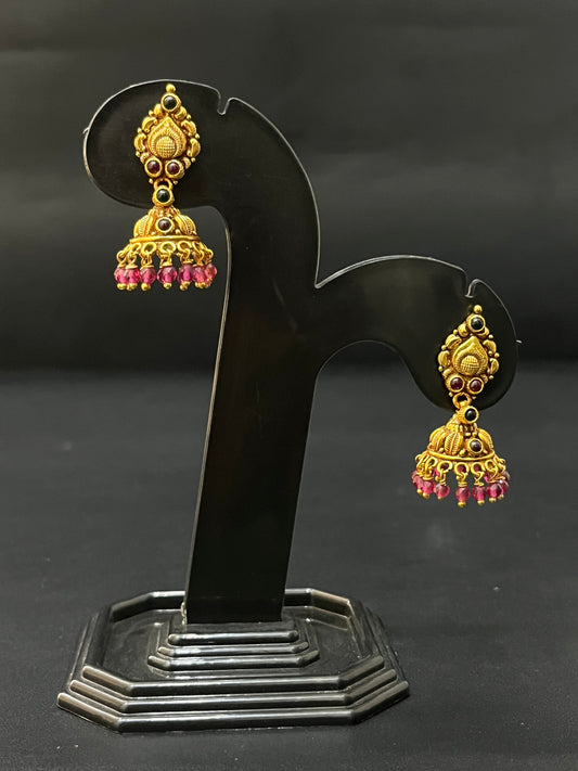 Silver Antique Kammal Jimki ADS08