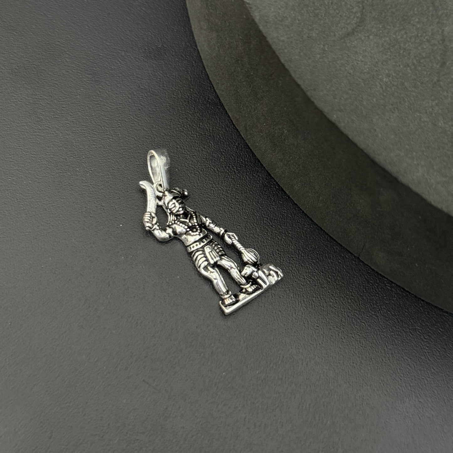 Silver Pendant _Antique KarpuSwamy