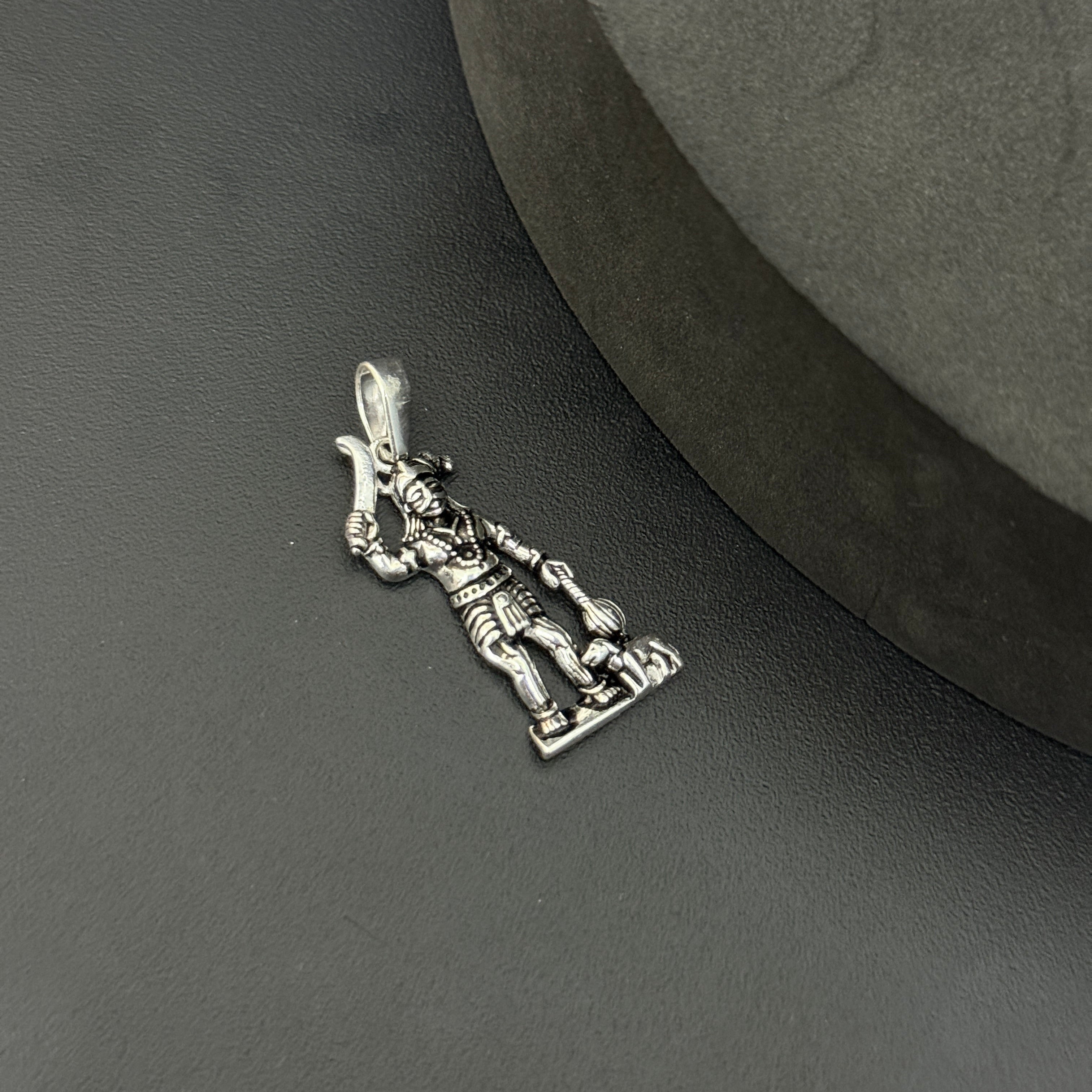 Silver Pendant _Antique KarpuSwamy