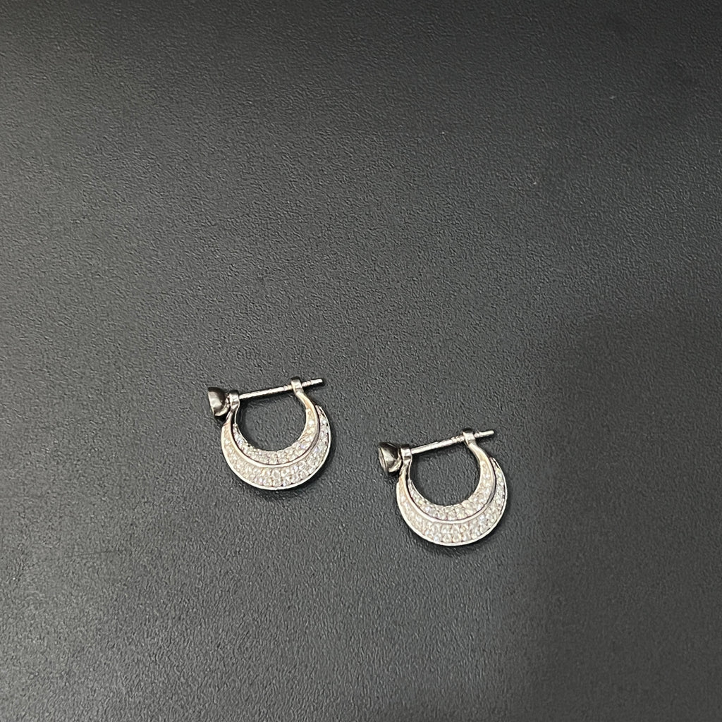 Silver Mens Earring rajput DS01 B