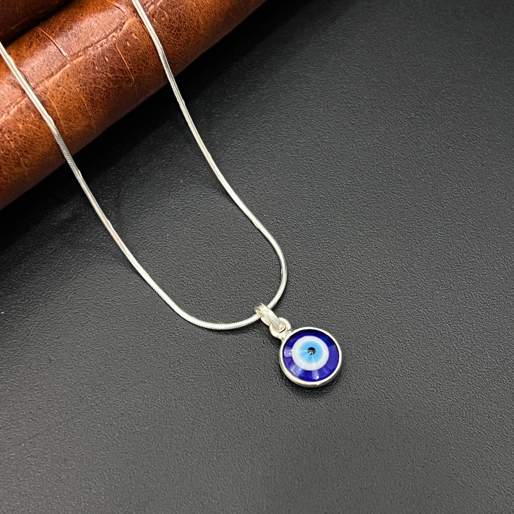 Silver Evil Eye Pendant
