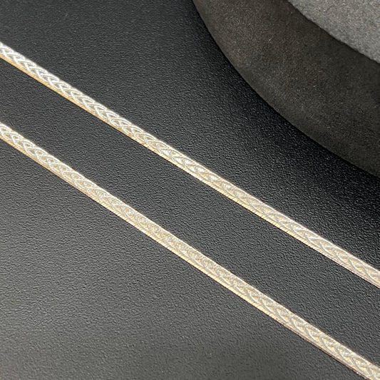 Ladies Anklet Two Tone