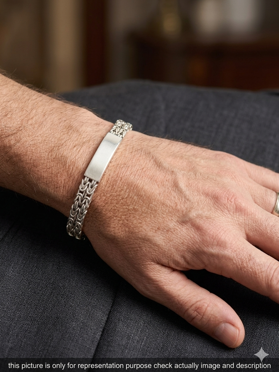Gents Antique Hollow Bracelet Oxidised(H)