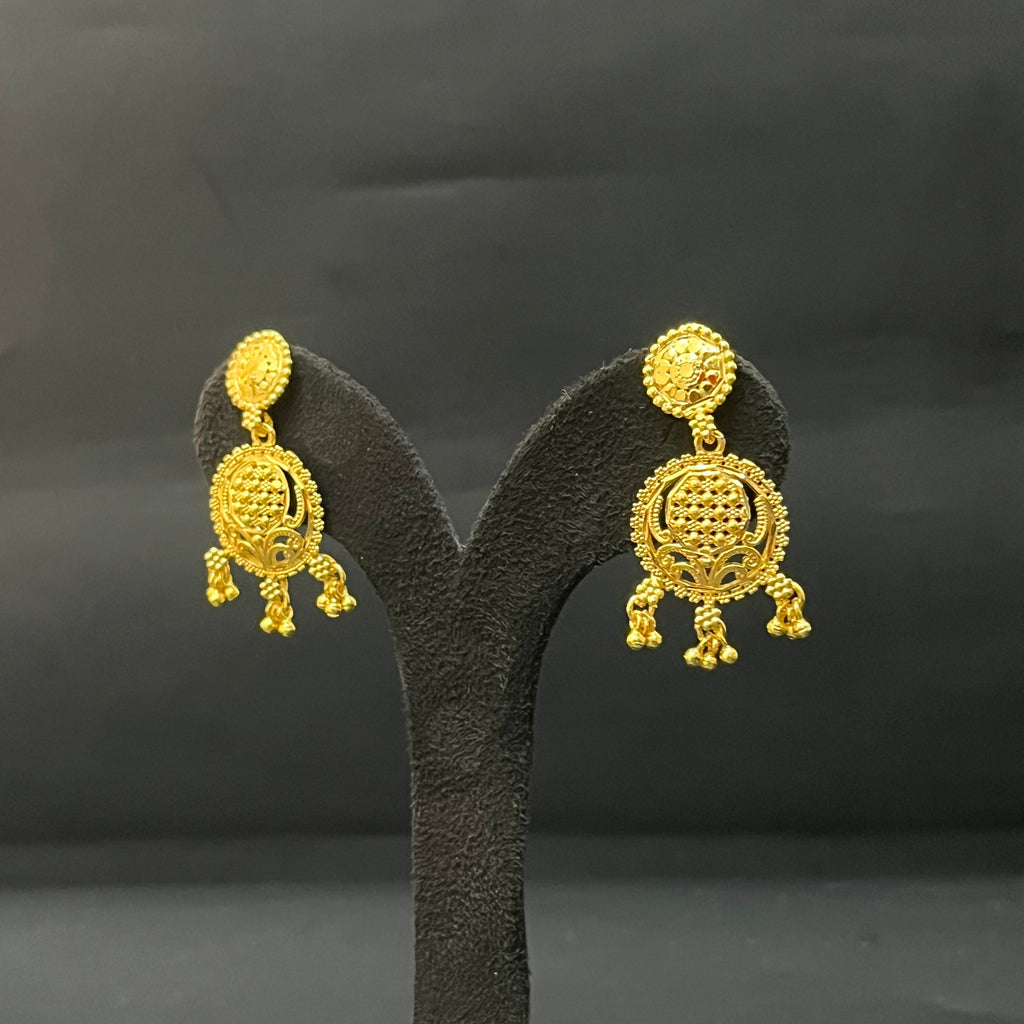 Silver Neckalce Gold Finished Bombay 925 B1