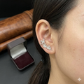 Silver Ladies  Earcuffs Butterfly SS