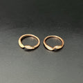 Silver Ladies Toe Rings Petal RG