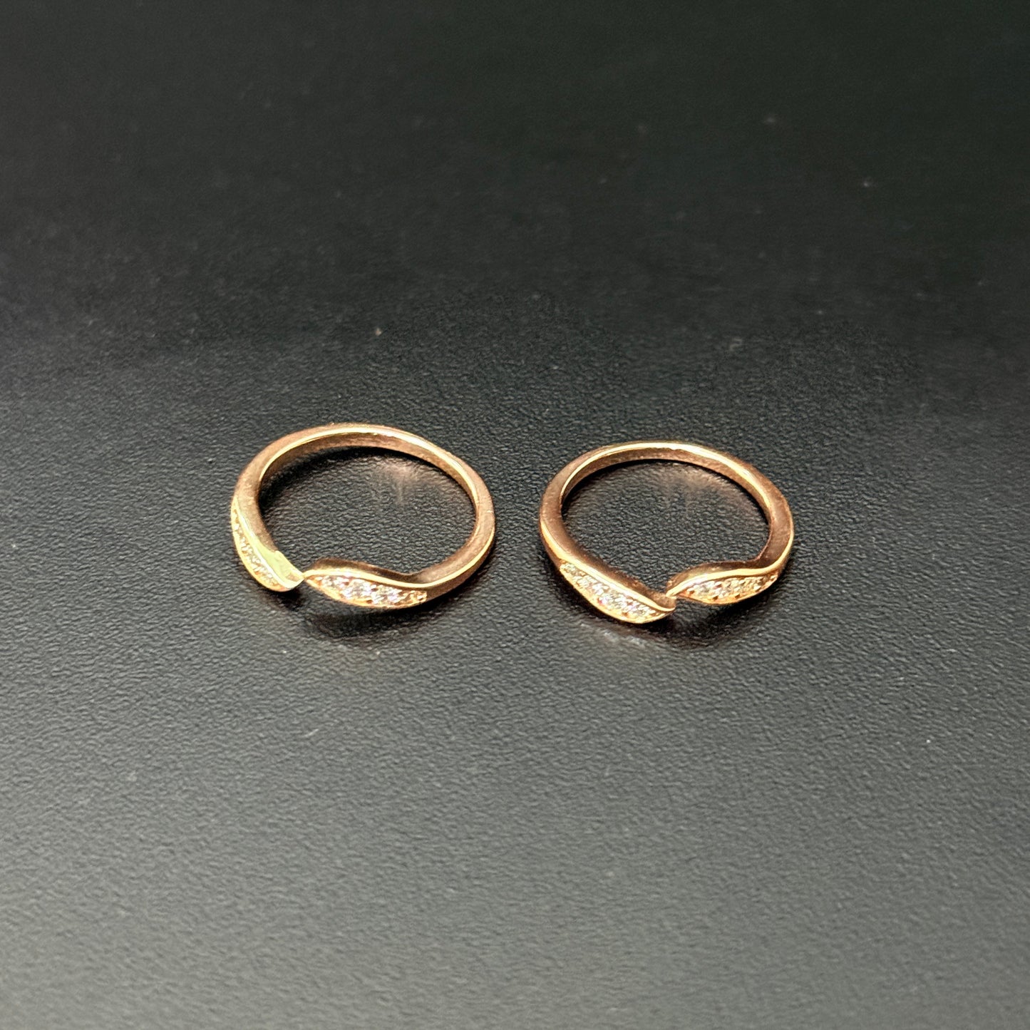 Silver Ladies Toe Rings Petal RG