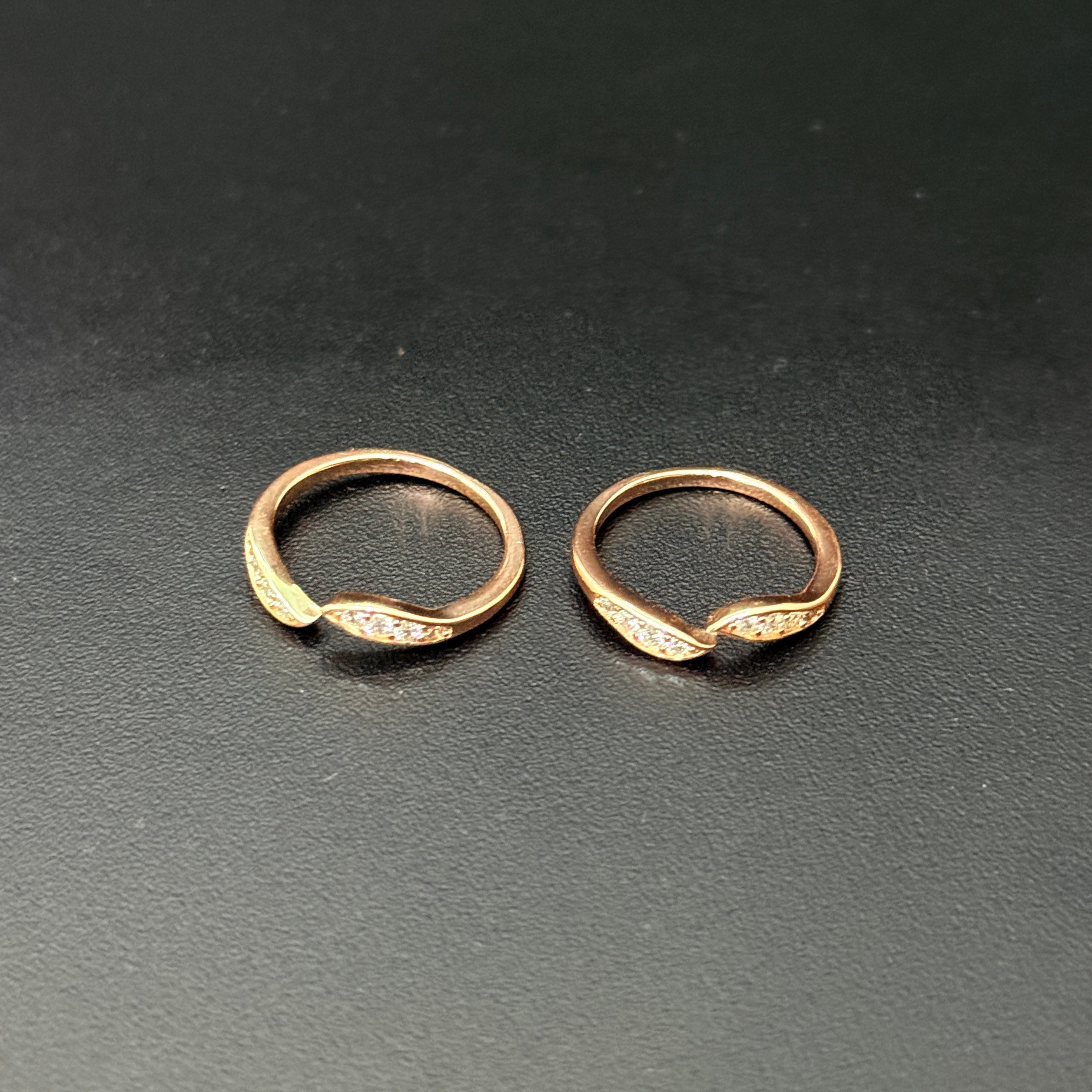 Silver Ladies Toe Rings Petal RG