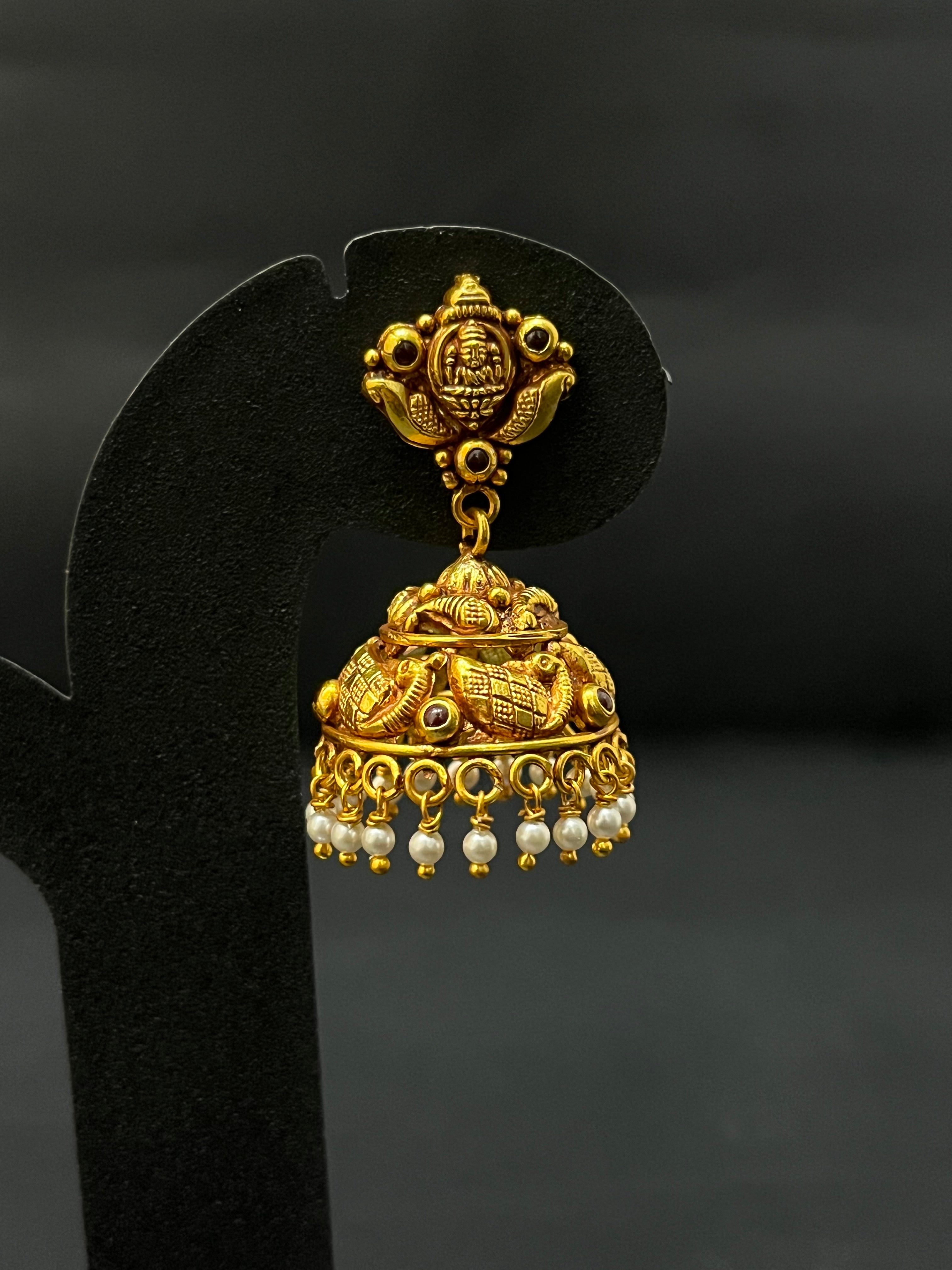 Silver Antique Kammal Jimki ADS05
