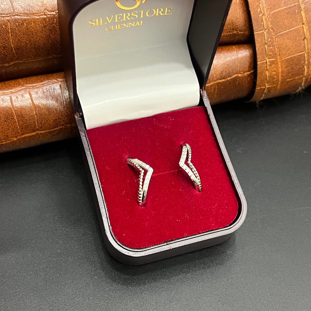 Silver Ladies Toe Ring Vanki V 925
