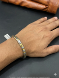 Silver Men's Bracelet Two Tone TT2 925