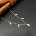 Silver Ladies Chain Evil Hand Hands