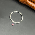 Silver Kids Kada Twisted Cute Duck Charm 925