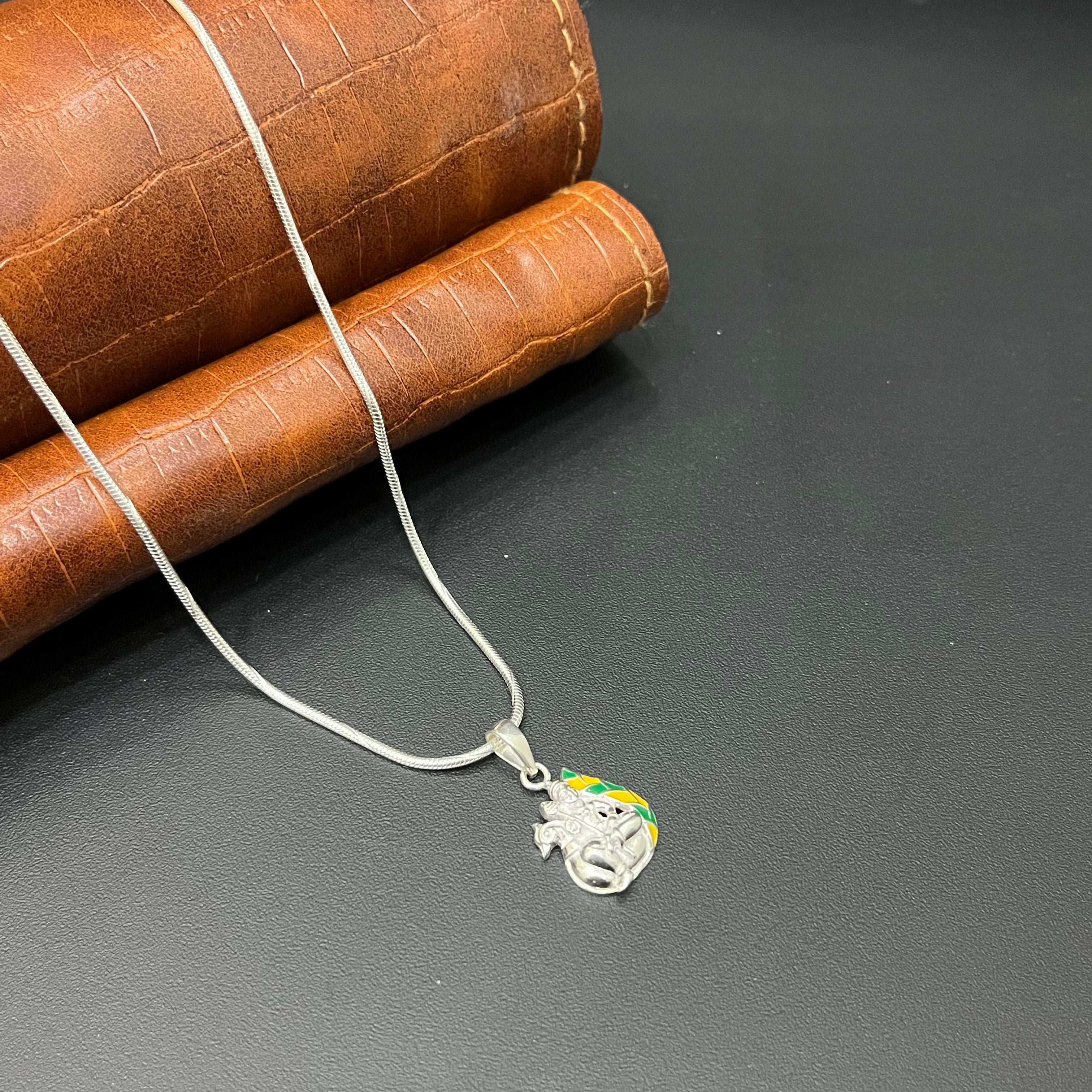 Silver Murgar Pendant & Peacock