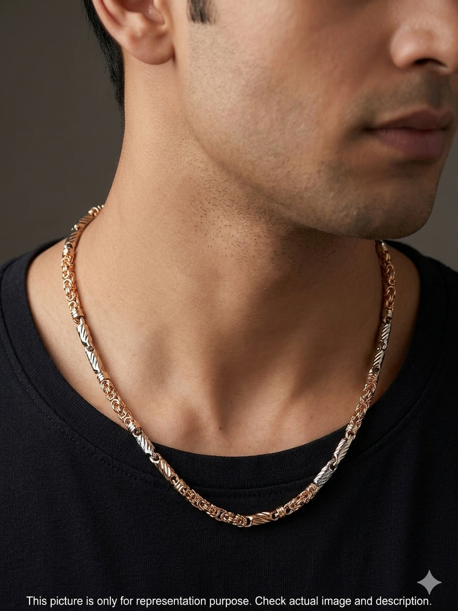 Silver Men's Chain_Indo Bahubali Chain