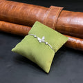 Silver Ladies Bracelet Floral Wings Butterfly 925