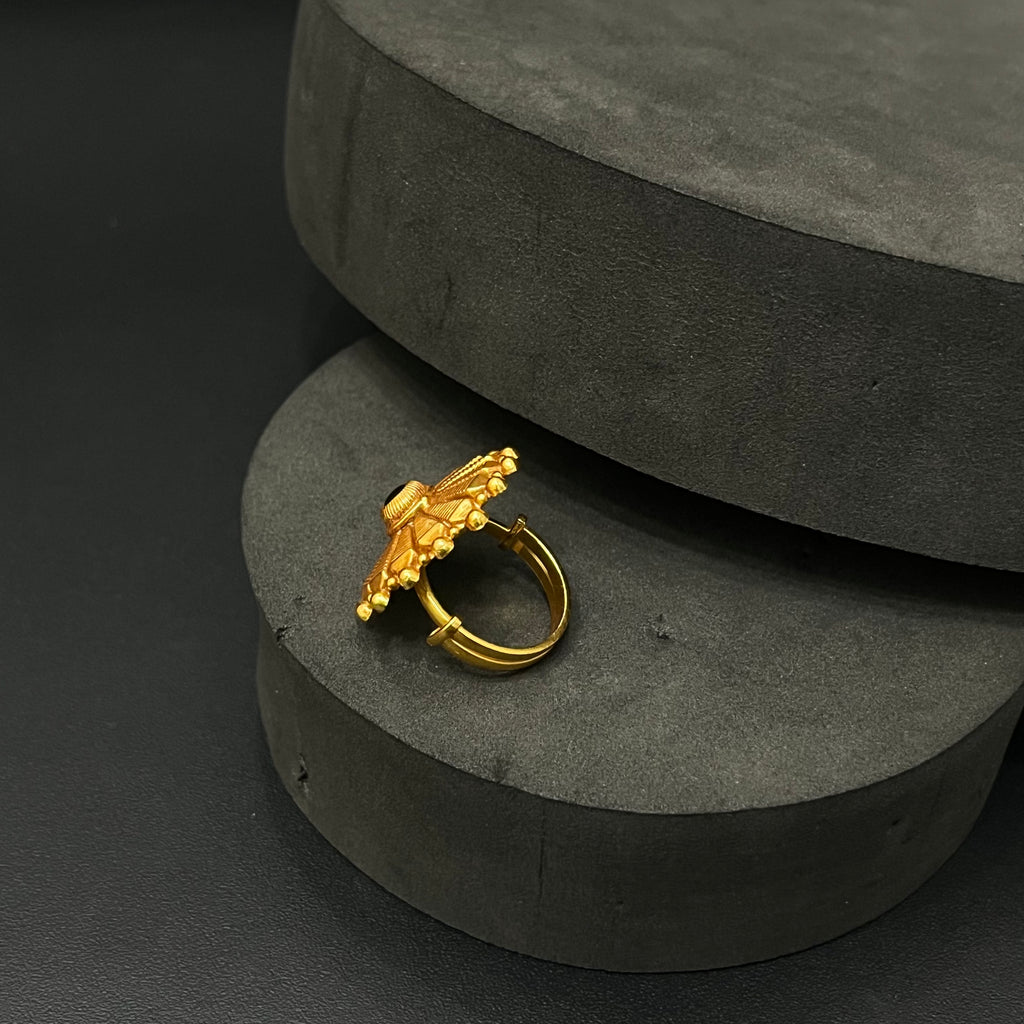 Silver Antique Finished Ring Adjustable Umberlla