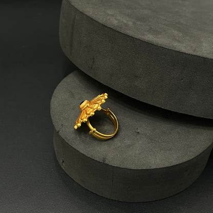 Silver Antique Finished Ring Adjustable Umberlla