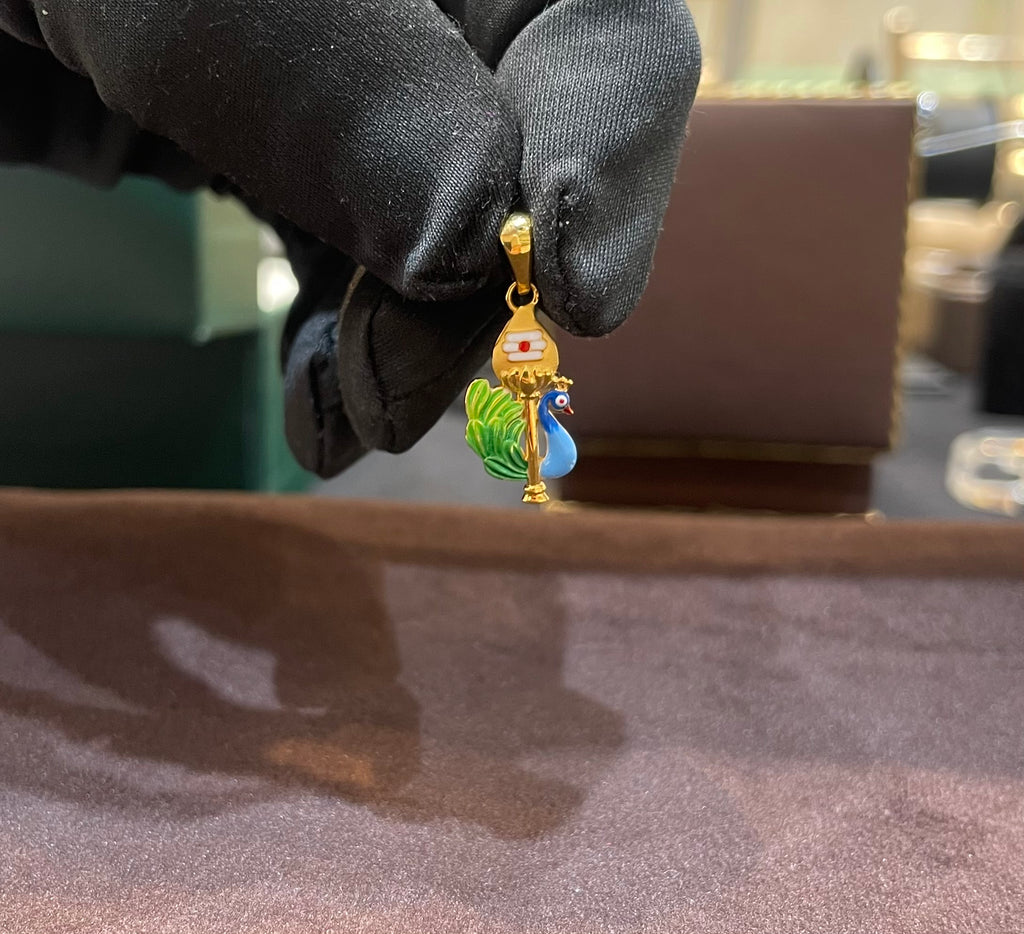 Murugan Vel & Peacock 22k Gold DS 03