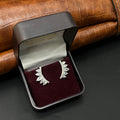 Silver Ladies  Earcuffs C Cut White