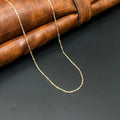 Silver Ladies Chain Self Imported Rosegold Chain