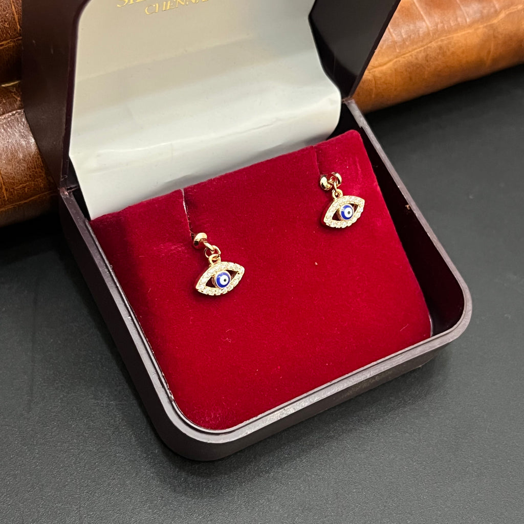Silver Ladies Bugdi Evil Eye Rose Gold 925