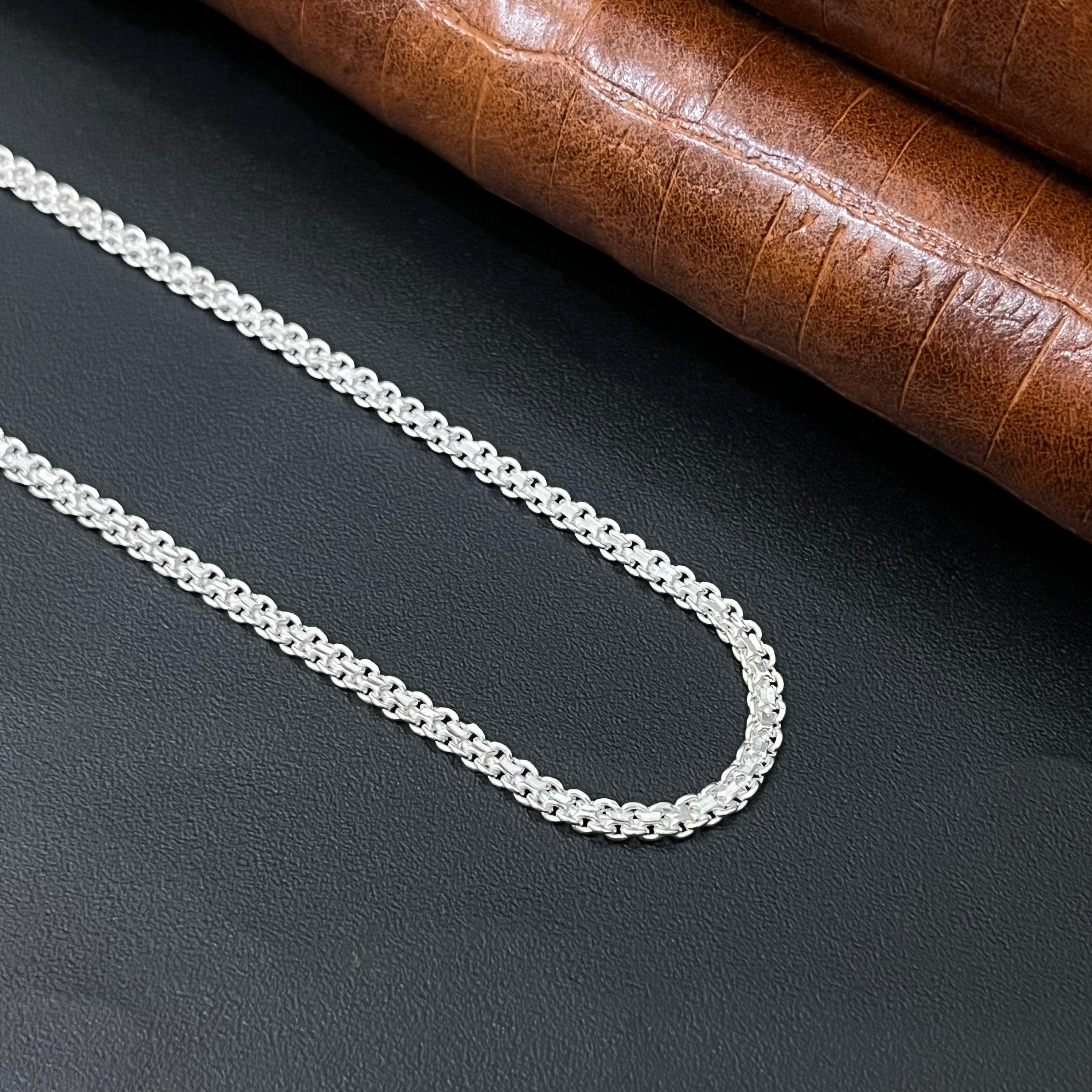 Silver Mens Chain Flat 18inches 925