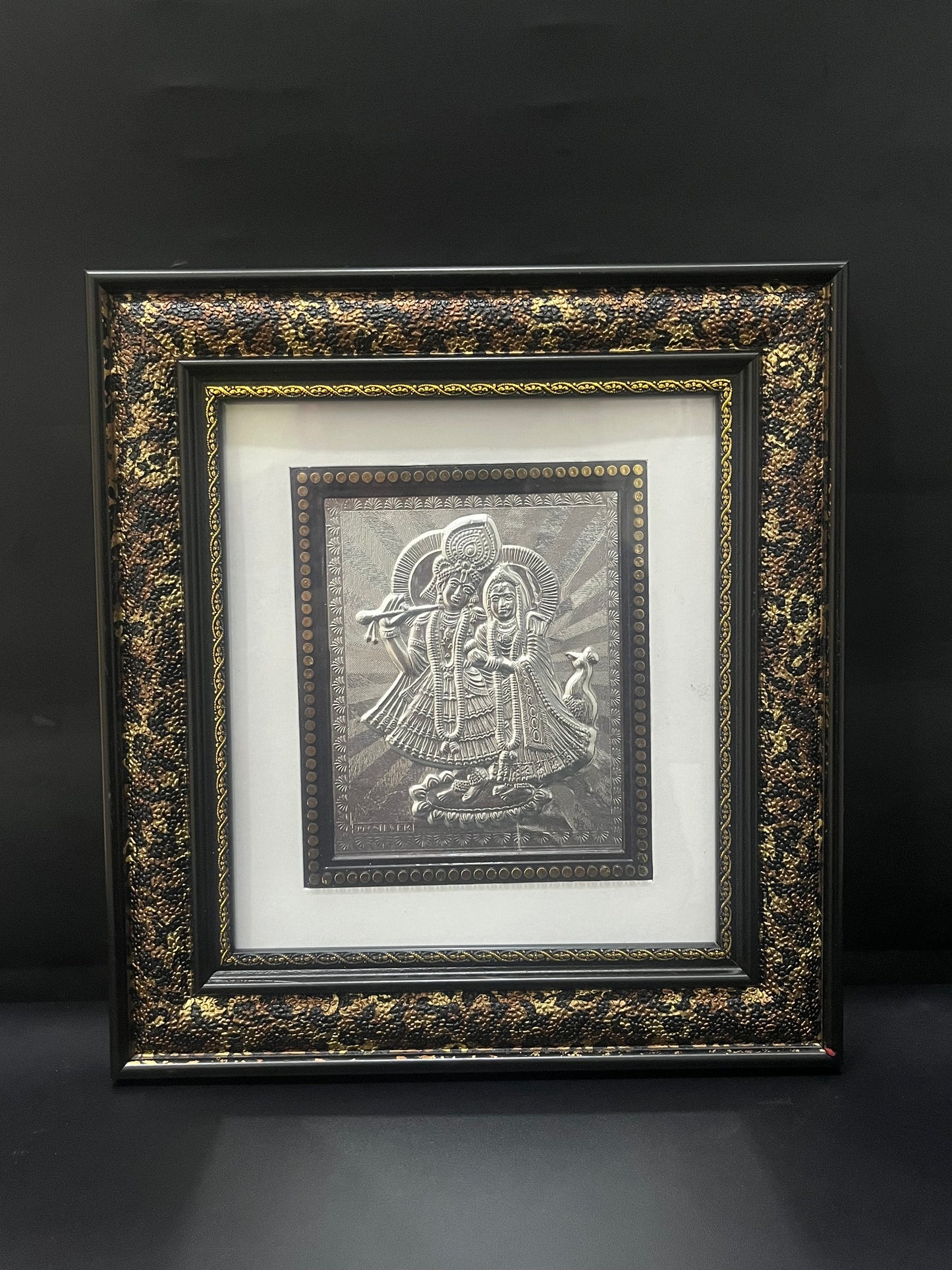 Pure Silver  Radha Krishna Frame 999 S