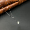 Silver Ladies Chain Smiley