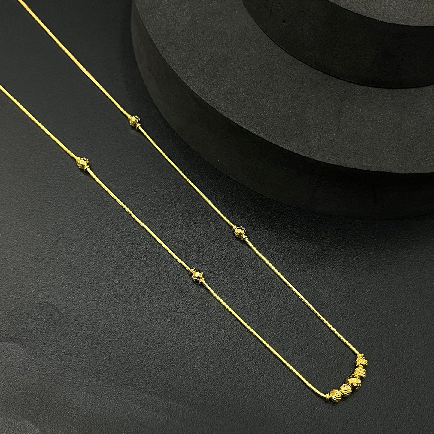 Silver Gold Finished Dokiya Chain Ball01