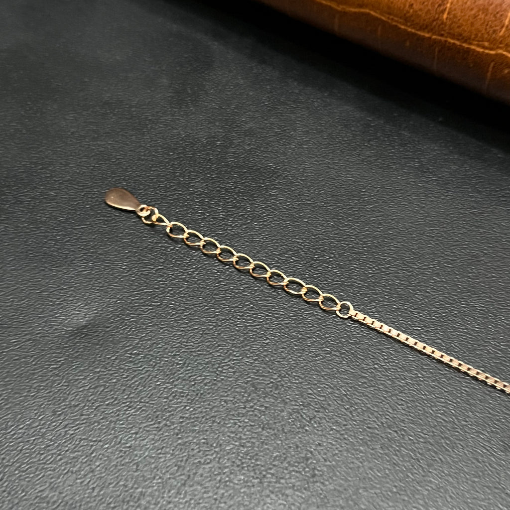 Silver Ladies Bracelet Blue Aura Royal Circle Luna Rose Gold 925