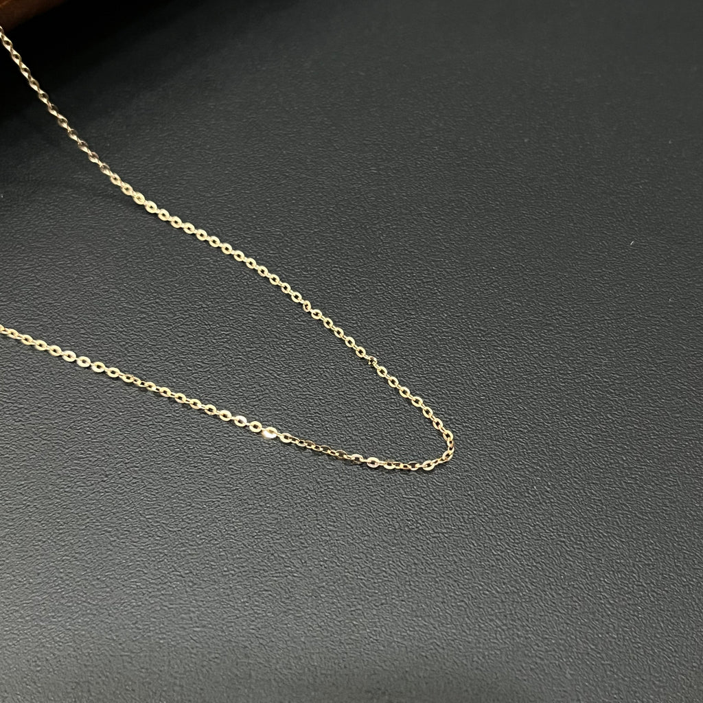 Silver Ladies Chain Slim Invisible Design