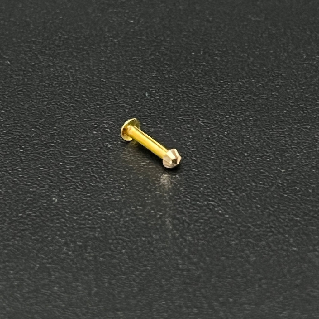 Gold Nosepins 1mm Plain